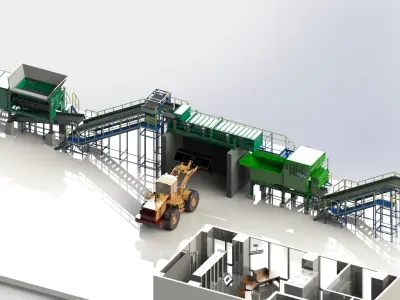 Fuel Handling System Plant 3D model