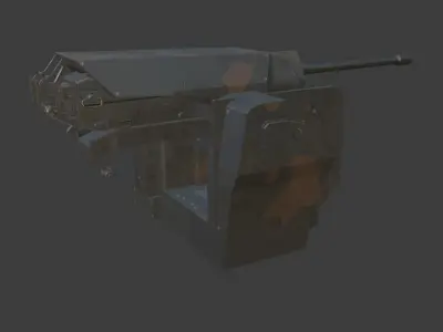 Sarp Weapon System Sarp Silah Sistemi Low-poly 3D model