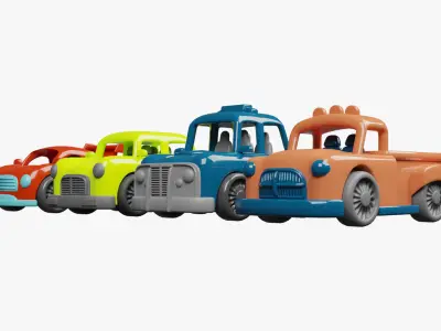Kids Toys -  MiniCars 3D model