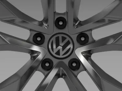 VW Beetle TDI 2012 rim 3D model