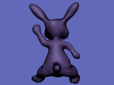 Bunny jumping 3D model