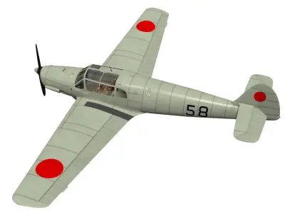 messerschmitt bf108 Taifun 3D model buy