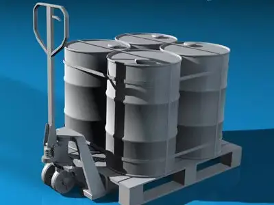 Pallet truck 3D model