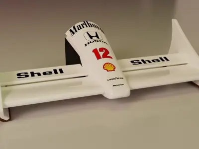 Mclaren MP4-4 Front Wing - 1-10 - 1-8 Scale 3D model