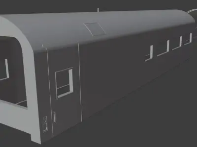 H0 1-87 scale Reisezugwagen Apmz 116 2 3D print model