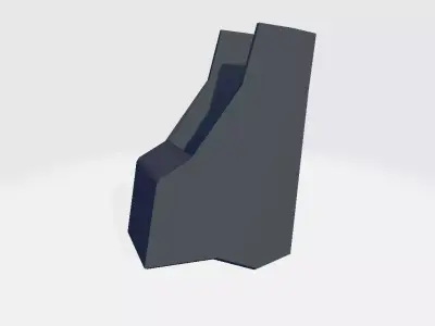 Gun Holster Low-poly 3D model