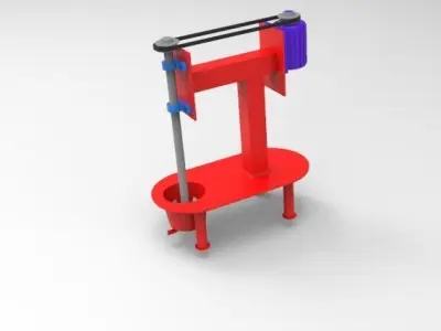 mixer machine 3D model