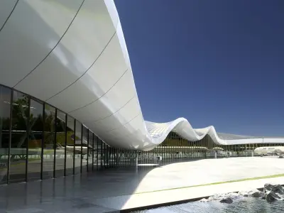 Floating Airport - Corona Render 3D model