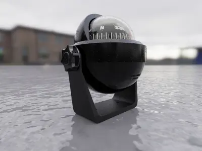 Magnetic Compass BS2 3D model