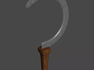 Metal Sickle Free 3D model