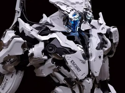 Armed Escort - Mech Burst 3D print model