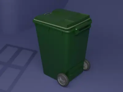 Recycle Bin small 3D model