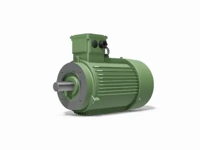 132S B14a IEC electric motor - 3D CAD model 3D model