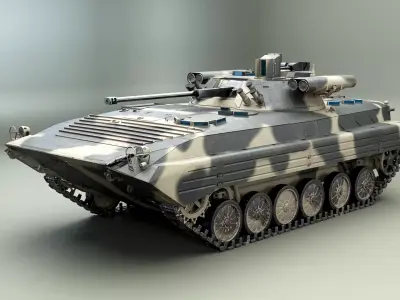 BMP-2M Berezhok Camo 3D model