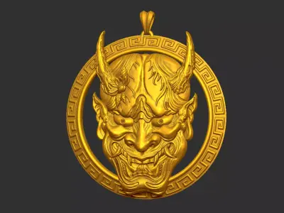 oni face 3D print model