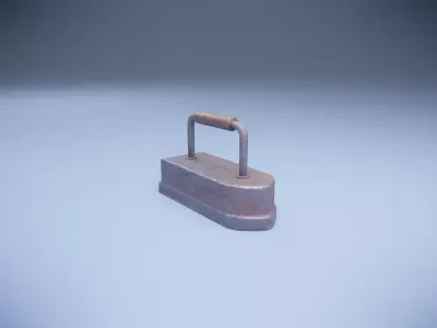 Old iron Low-poly 3D model purchase