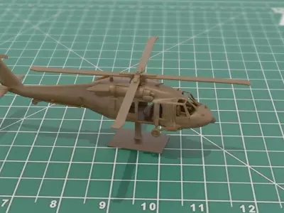 UH60 Blackhawk 3D Print 3MF Model Kit 3D print model
