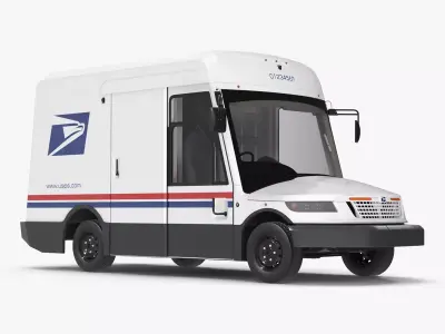 Next Generation US Mail Truck 3D model