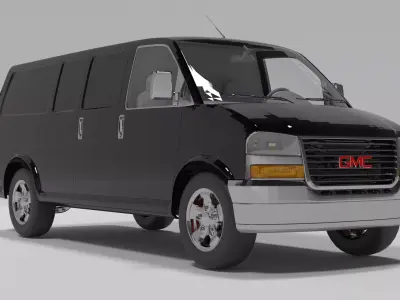 GMC Furgao 3D model