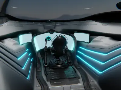 Space Ship 3D model 3