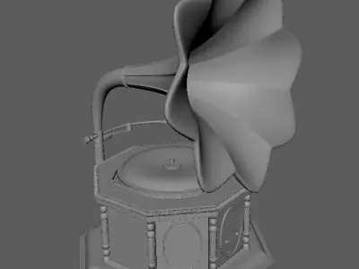 Bluetooth Gramophone 3D model