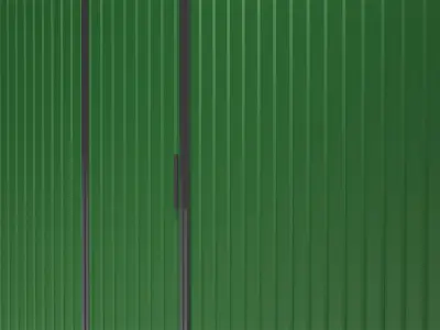 Sliding gates 3D model Polygon mesh