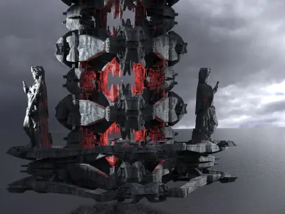 Dark Lord Ocean Towers 3D model
