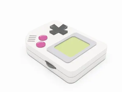 Game Boy Pocket 3D model
