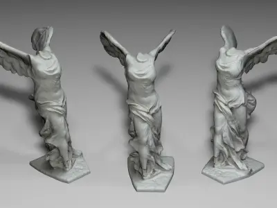 Winged Victory of Samothrace 3D model