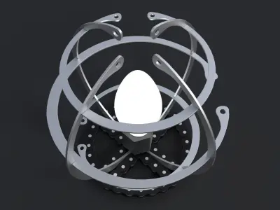 Industrial lamp  3D model