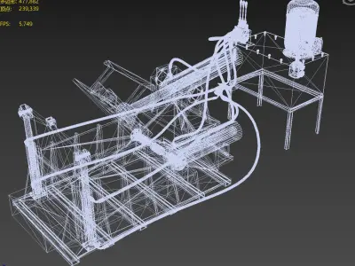 Packing machine 3D model