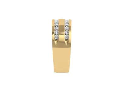 Solitaire Engagement Ring 3D print model 89