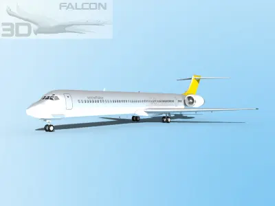 Falcon3D MD-80 SAS Snowflake 3D model