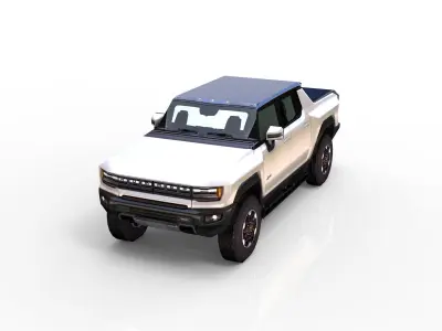 HUMMER EV Low-poly 3D model