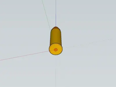 44 Magnum round Free 3D model