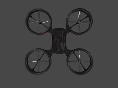 Futuristic Drone 3D model purchase