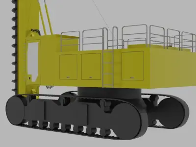 Drilling machine 3D model purchase