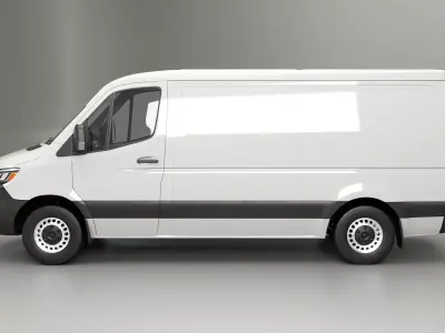 Mercedes-Benz Sprinter Panel Van Low Roof 3D model