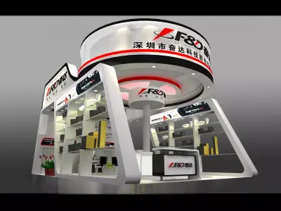 Exhibition - Area - 9X6-3DMAX2009-083 3D model