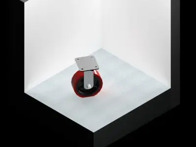 Fixed Castor Free 3D model