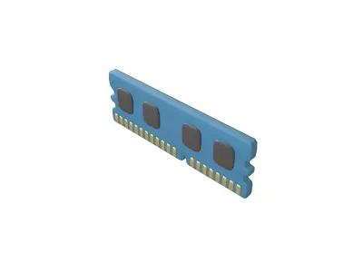 Cartoon Ram v2 002 Low-poly 3D model