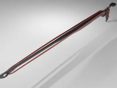 Modern Speargun Low-poly 3D model