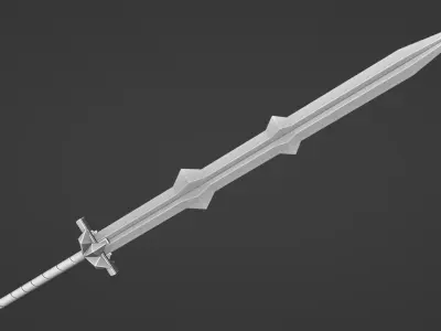 Crystal Sword Free  Free 3D model