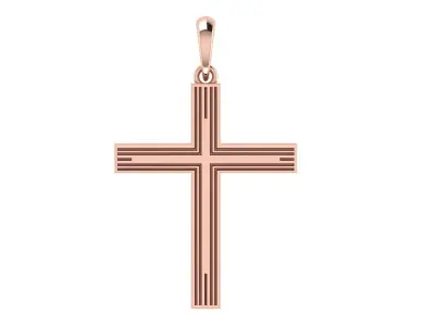 CROSS PENDANT CR126 3D print model