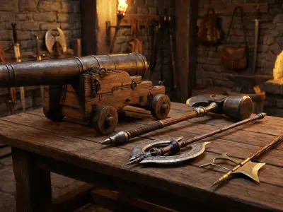 Ancient Weapon Pack 3D Models 3D model