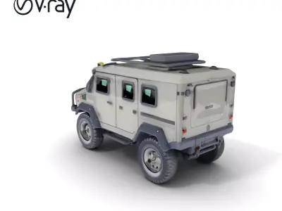 Armored Vehicle Model Pack for HighDetail Rendering and Game ... Low-poly 3D model