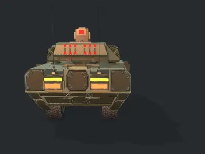 Warp A2 Predtaror Tank Assault Gim Low-poly 3D model