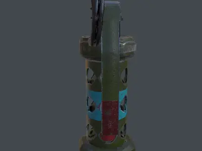 Grenade Flash Free low-poly 3D model