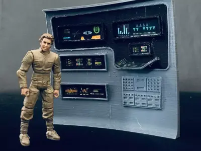 USS Enterprise Bridge Damage Repair Station - The Wrath of Khan 3D print model
