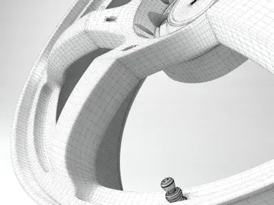 Rays TH3 VR Forged automotive -RIM ONLY- 3D model